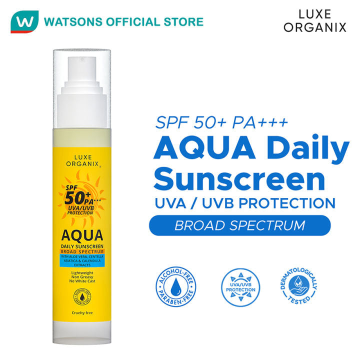 Luxe Organiz Aqua Daily Sunscreen SPF 50