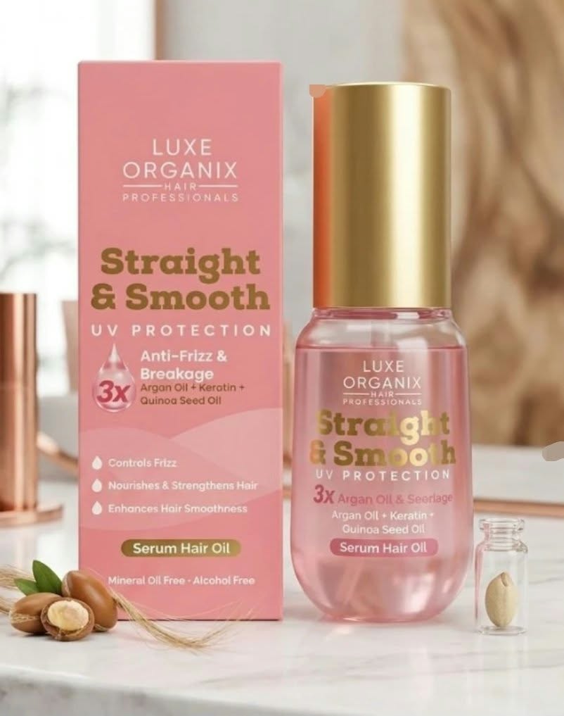 Luxe Organix Straight and smooth Hair Serum Oil