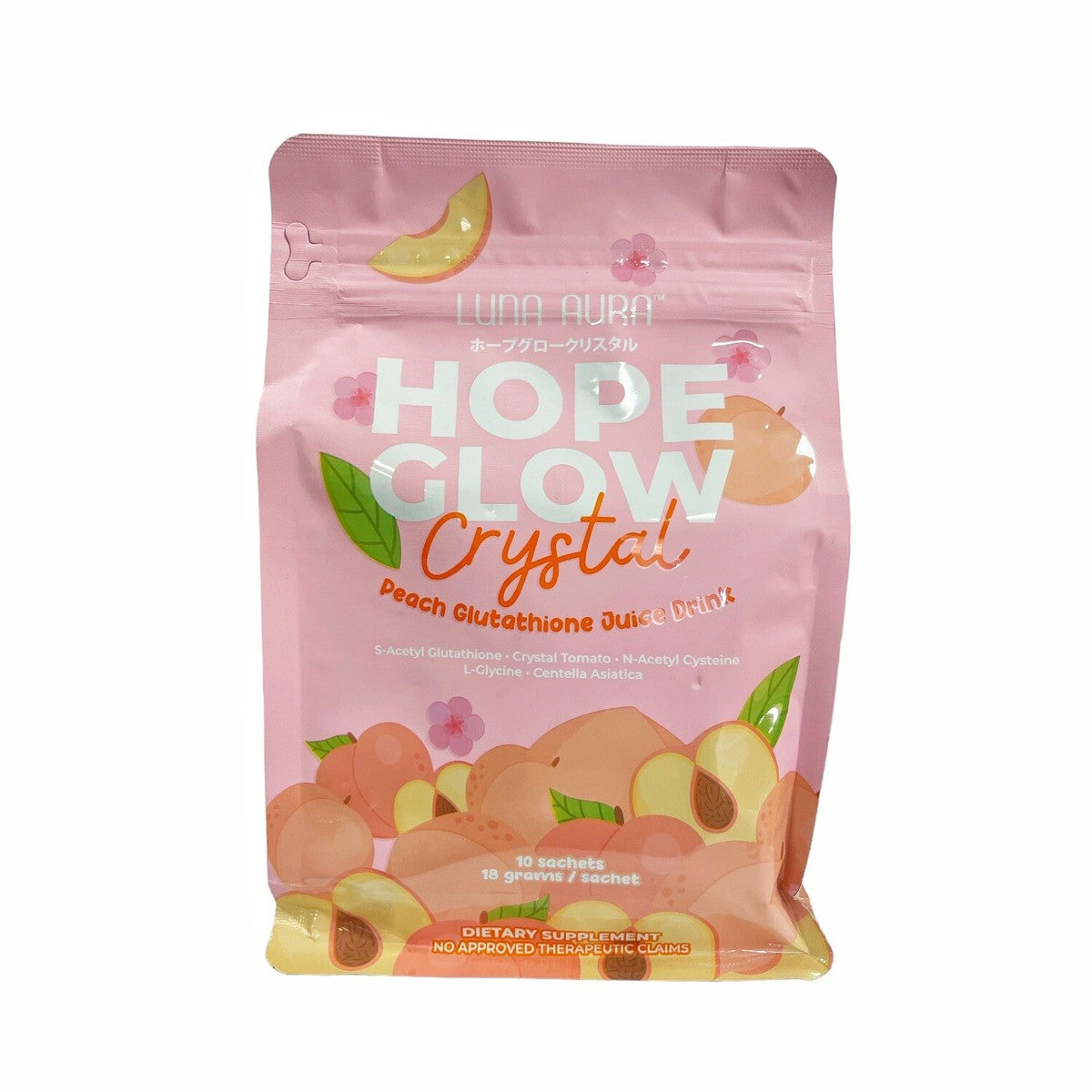 Hope Glow Crystal Peach Drink