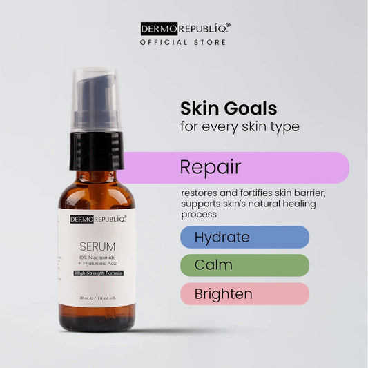 DERMOREPUBLIQ Serum 10% Niacinamide + Hyaluronic Acid