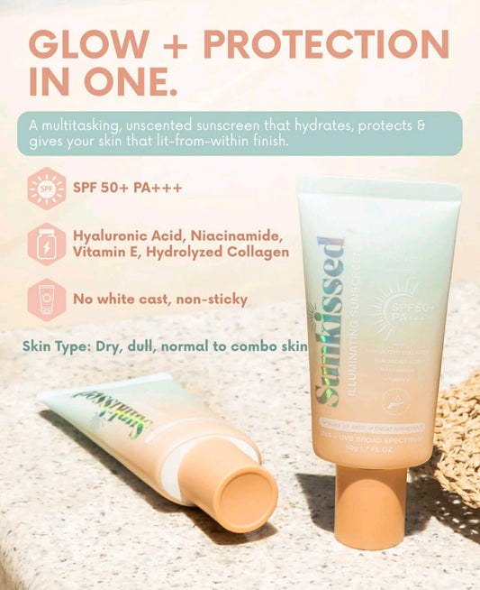 Barefaced Sunkissed Illuminating Sunscreen 50g