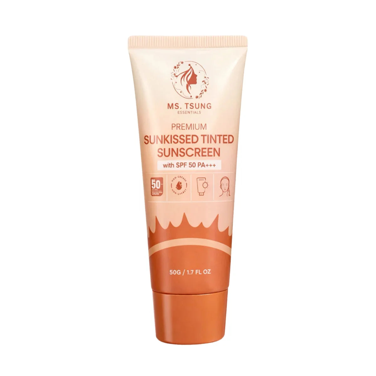 Ms Tsung Premium Tinted Sunscreen w SPF 50 PA+++