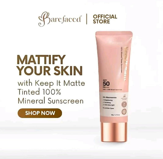 Barefaced Keep it Matte 100% Mineral Sunscreen