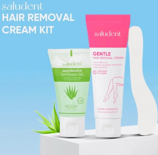 Saludent Hair Removal and After Hair Removal Cream Set