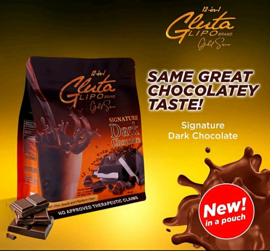 12 in 1 Glutalipo Dark Chocolate