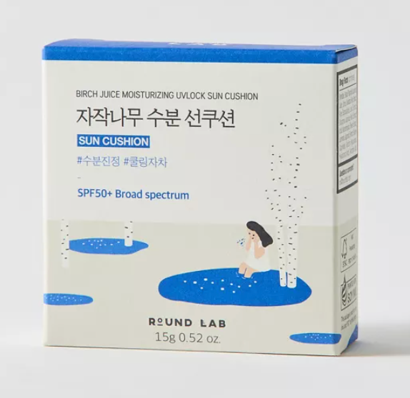 Round Lab Birch Juice Moisturizing Sun Cushion