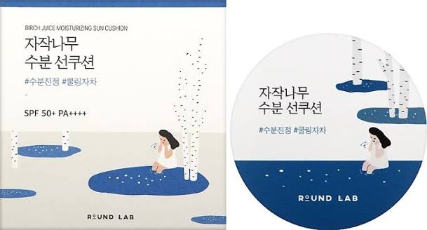 Round Lab Birch Juice Moisturizing Sun Cushion