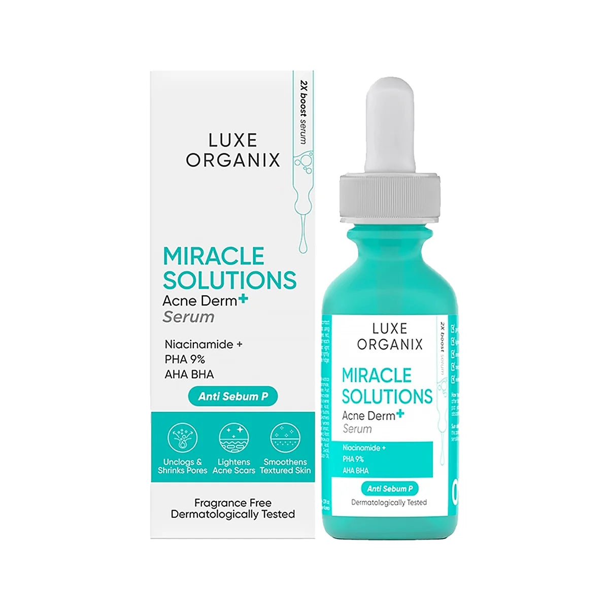 Luxe Organix Miracle Solutions Acne Derm Serum