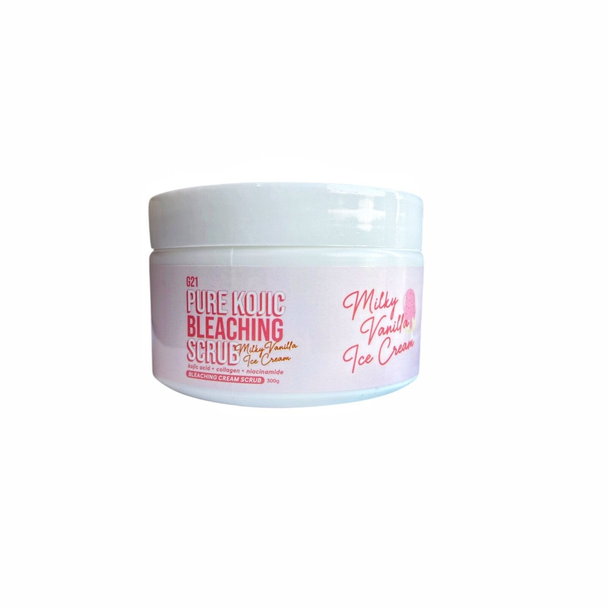 G21 Milky Vanilla Ice Cream Pure Kojic Bleaching Scrub